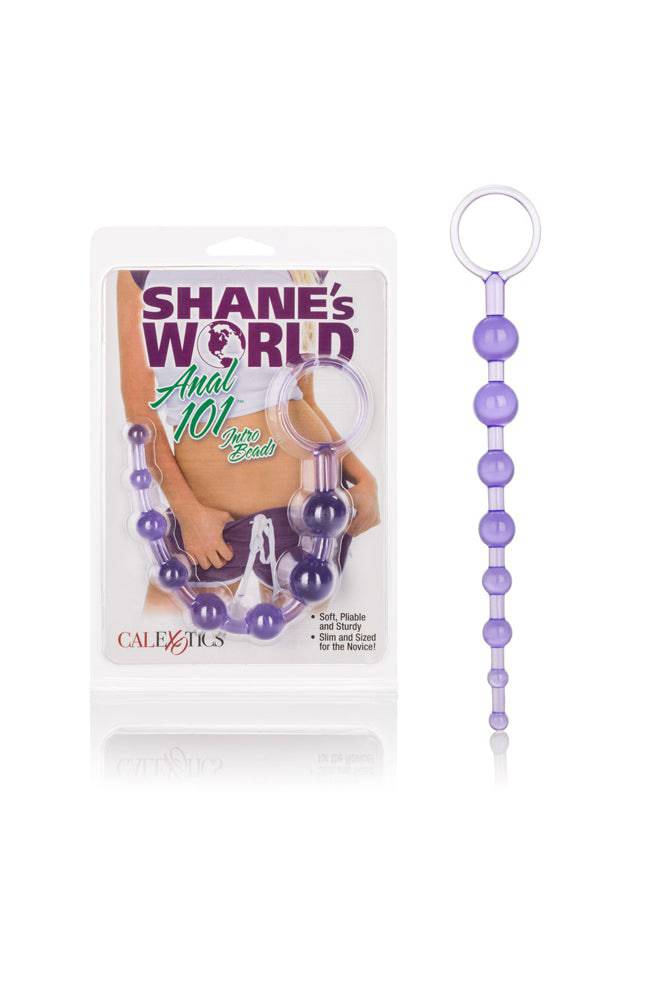 Cal Exotics - Shane's World - Anal 101 Intro Anal Beads - Purple - Stag Shop