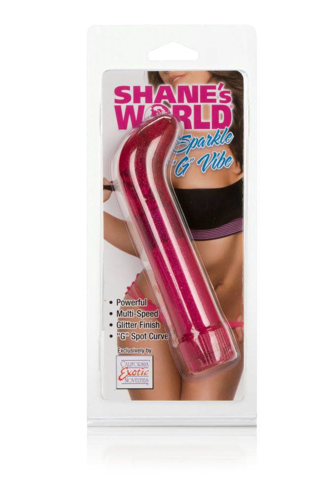 Cal Exotics - Shane's World - Sparkle G Vibe - Assorted Colours - Stag Shop