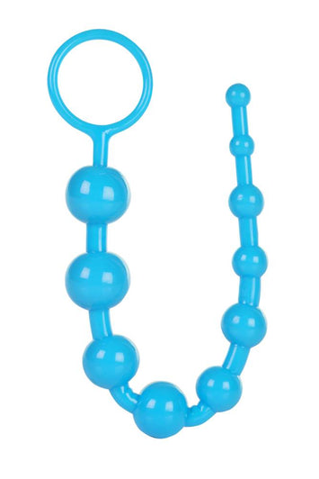Cal Exotics - Shane's World - Advanced Anal 101 - Anal Beads - Blue - Stag Shop