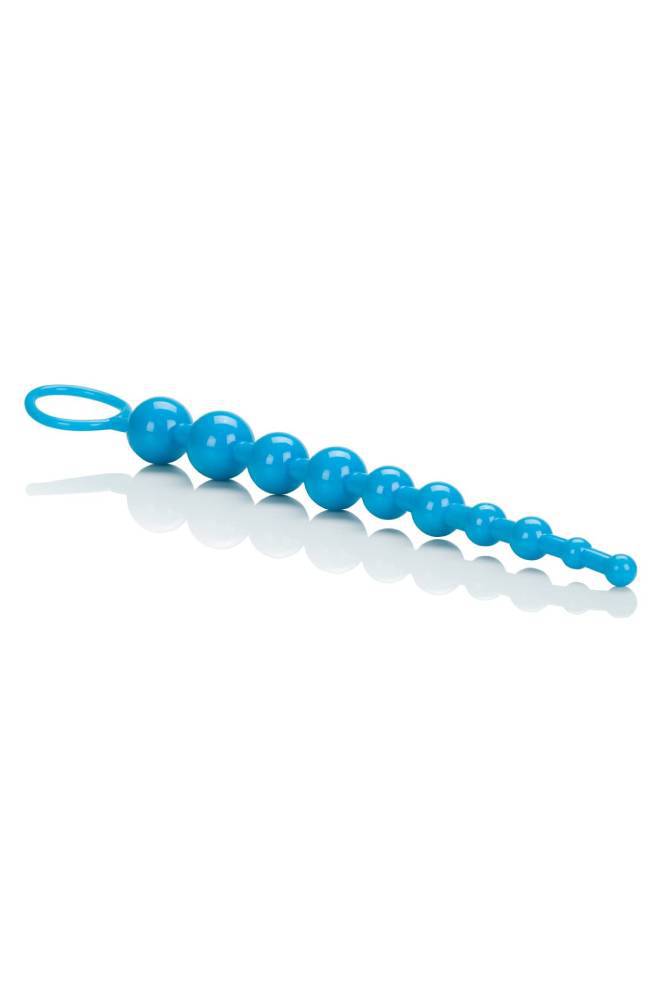 Cal Exotics - Shane's World - Advanced Anal 101 - Anal Beads - Blue - Stag Shop
