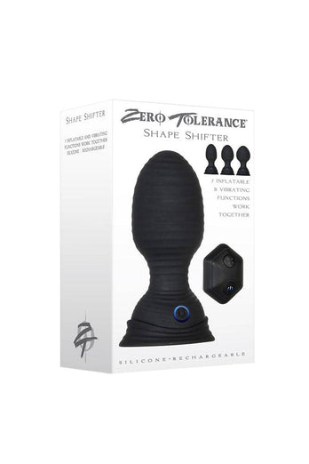 Zero Tolerance - Shape Shifter Inflatable Butt Plug - Black - Stag Shop