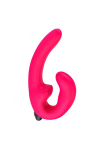 Thumbnail for Fun Factory - ShareVibe Vibrating Strapless Strap-on - Pink - Stag Shop