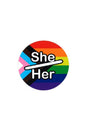 Stag Shop - Pride Flag with She/Her Pronouns Sticker - Stag Shop