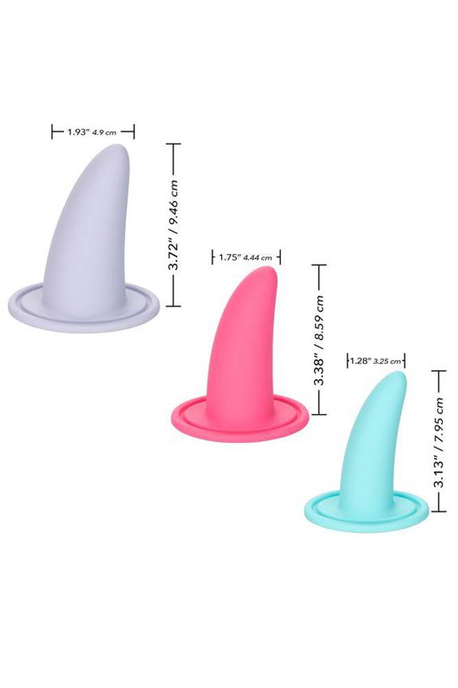 Cal Exotics - She-ology Advanced 3-Piece Wearable Vaginal Dilator Set - Stag Shop