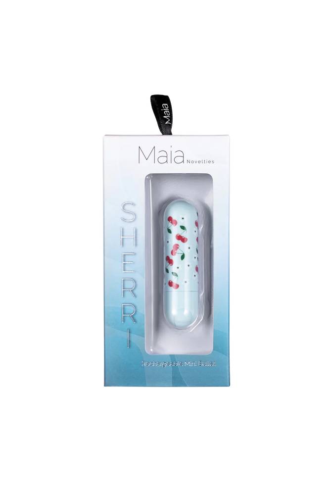 Maia Toys - Sherri - Rechargeable Mini Bullet Vibrator - Blue - Stag Shop