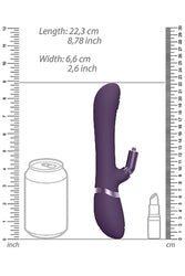 Shots Toys - VIVE - Etsu Pulse Wave Rabbit - Purple - Stag Shop