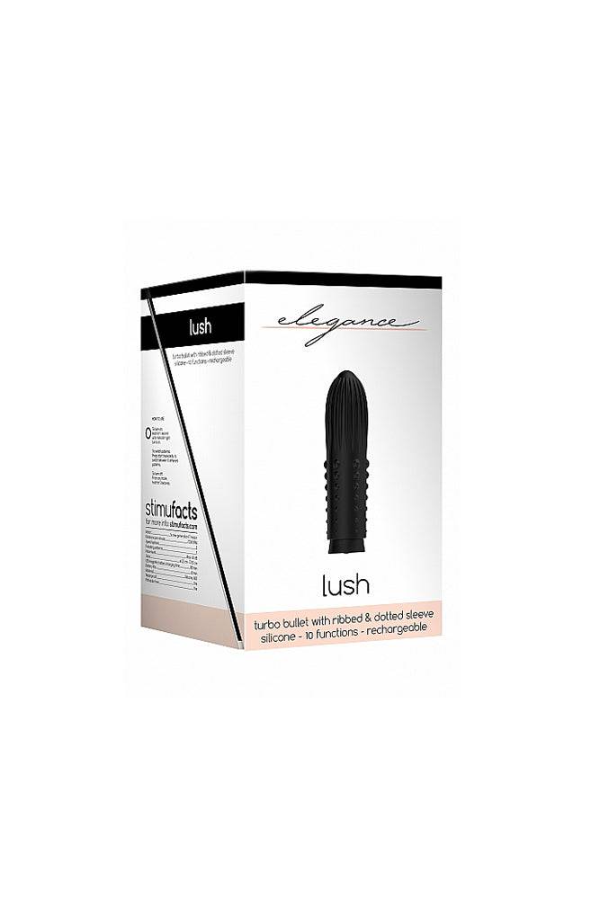 Shots Toys - Elegance - Lush Rechargeable Turbo Bullet - Assorted Colours - Stag Shop