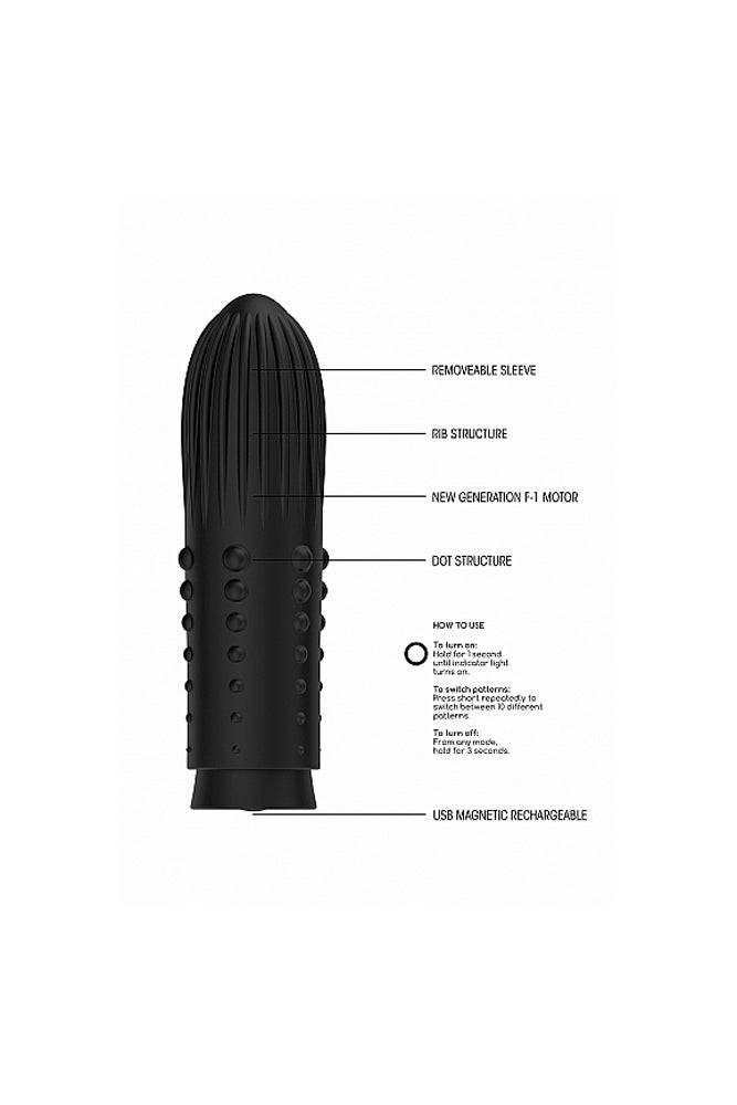 Shots Toys - Elegance - Lush Rechargeable Turbo Bullet - Assorted Colours - Stag Shop