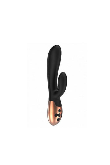 Shots Toys - Elegance - Exquisite Heating Dual Vibrator - Black - Stag Shop