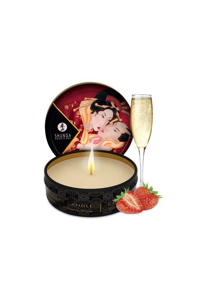 Shunga - Geisha's Secrets Couples Romance Kit - Strawberry Wine - Stag Shop