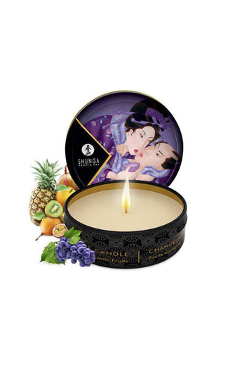 Shunga - Mini Massage Oil Candle - 1oz - Exotics Fruit - Stag Shop