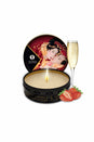 Shunga - Mini Massage Oil Candle - 1oz - Strawberry - Stag Shop
