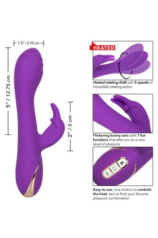 Cal Exotics - Jack Rabbit Signature - Heated Rotating G Rabbit - Purple - Stag Shop