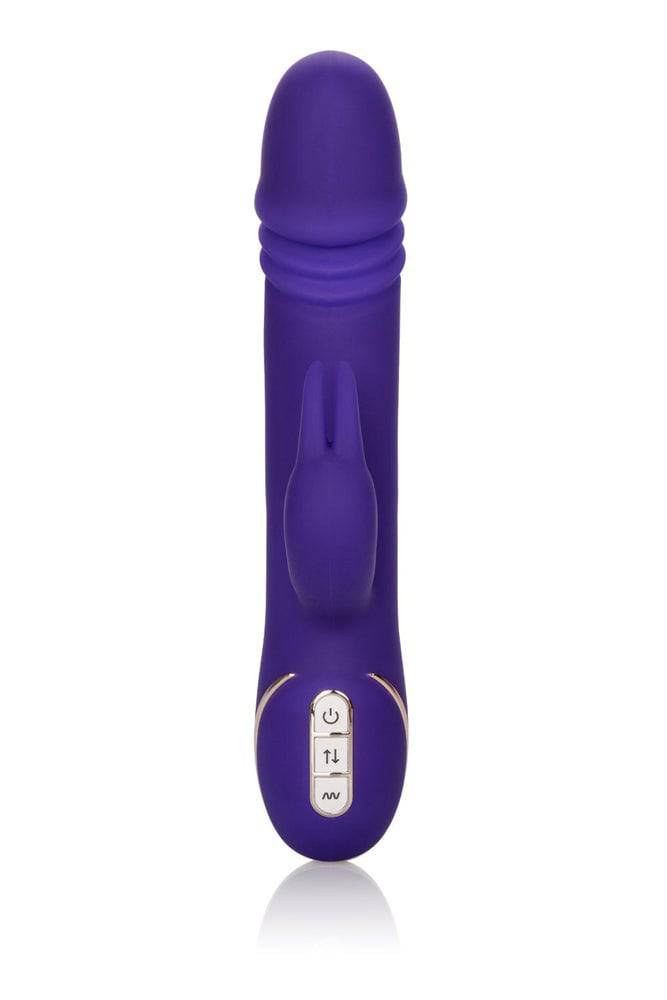 Cal Exotics - Jack Rabbit Signature - Silicone Thrusting Rabbit - Purple - Stag Shop