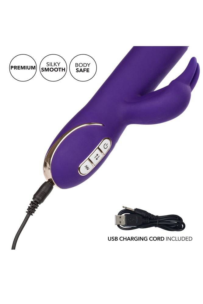 Cal Exotics - Jack Rabbit Signature - Silicone Thrusting Rabbit - Purple - Stag Shop