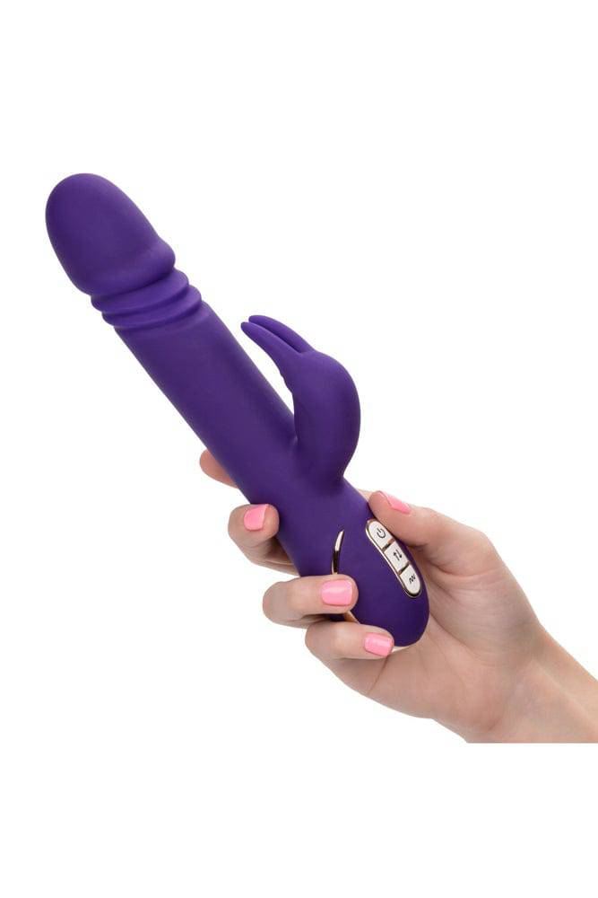 Cal Exotics - Jack Rabbit Signature - Silicone Thrusting Rabbit - Purple - Stag Shop
