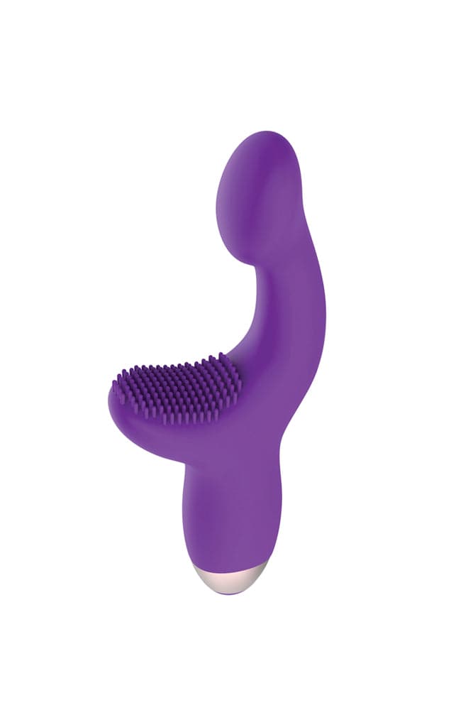 Adam & Eve - Silicone Rechargeable G-Spot Pleaser - Purple - Stag Shop
