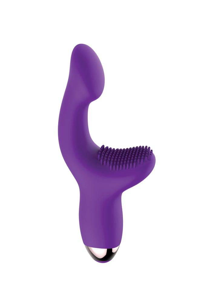 Adam & Eve - Silicone Rechargeable G-Spot Pleaser - Purple - Stag Shop