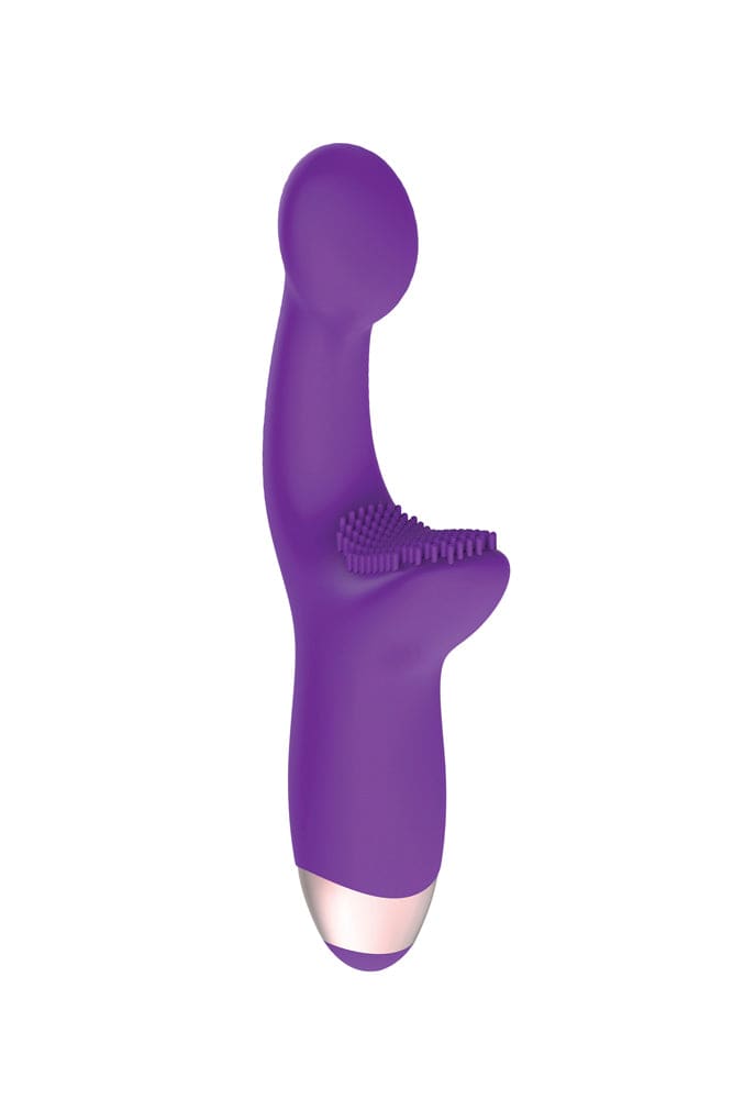 Adam & Eve - Silicone Rechargeable G-Spot Pleaser - Purple - Stag Shop