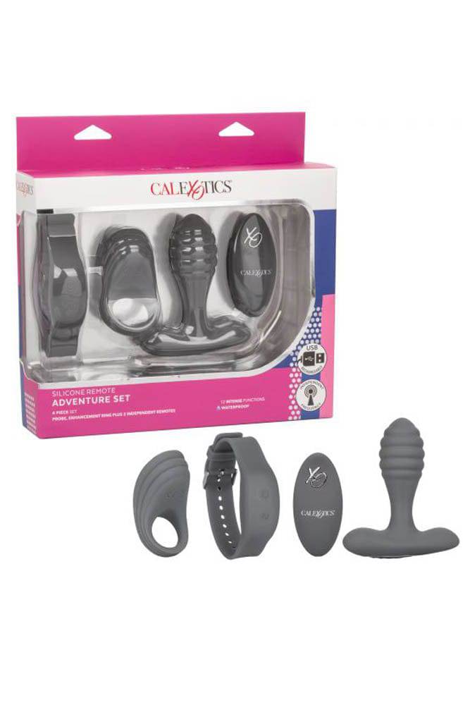 Cal Exotics - Silicone Remote Adventure Vibrating Set - Stag Shop