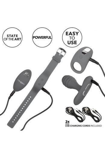 Cal Exotics - Silicone Remote Adventure Vibrating Set - Stag Shop