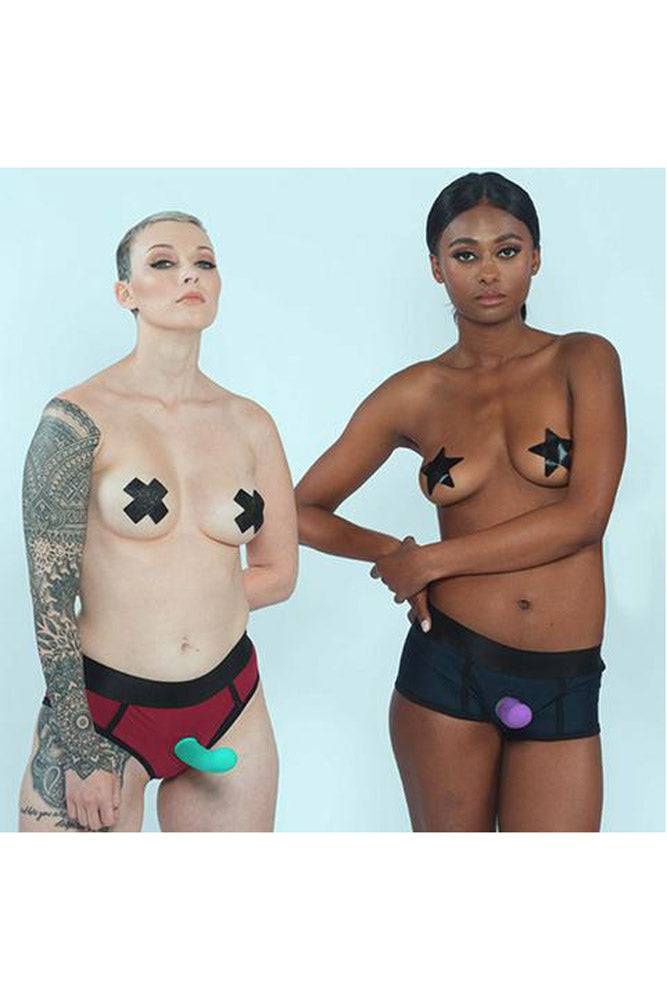 Sportsheets - EM.EX. - Fit Boxer Brief Harness - Black - Stag Shop