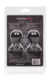 Cal Exotics - Nipple Play - Silicone Pro Nipple Suckers - Black - Stag Shop