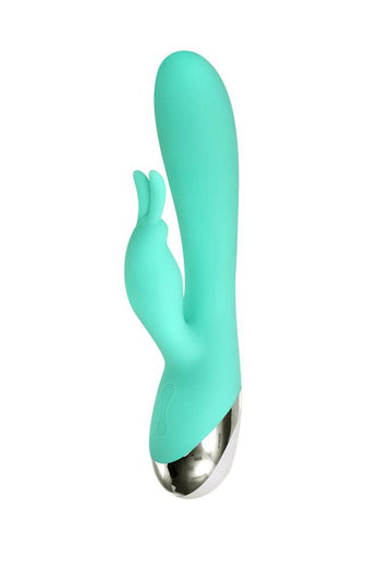 Adam & Eve - Silicone Rechargeable Bunny - Teal - Stag Shop
