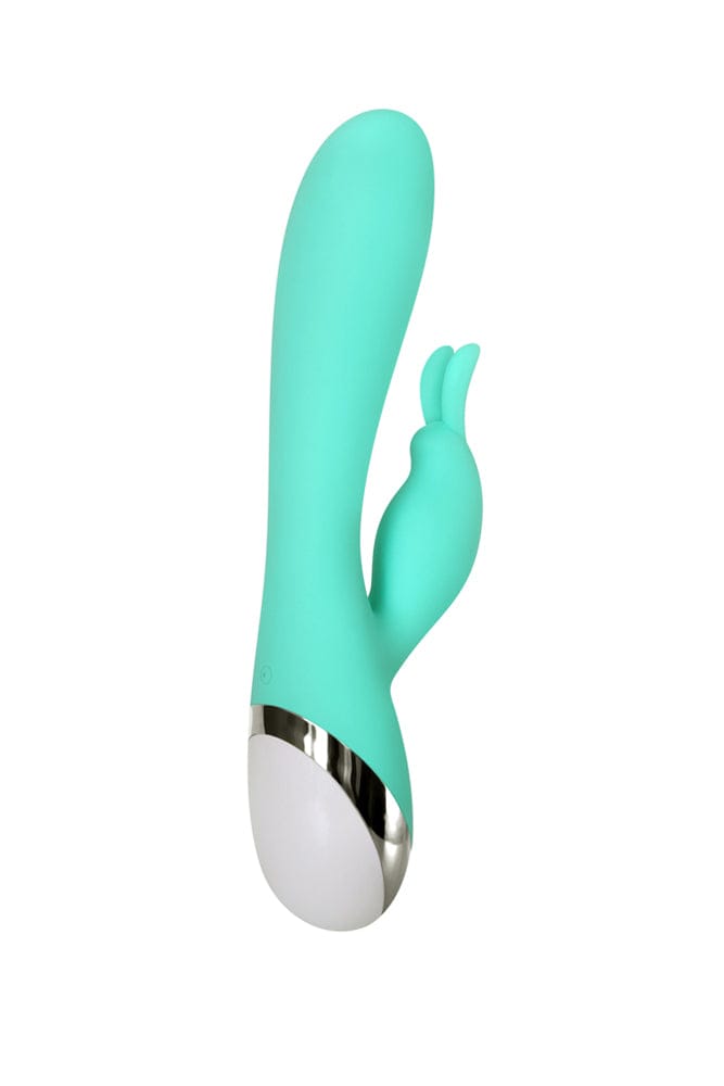 Adam & Eve - Silicone Rechargeable Bunny - Teal - Stag Shop