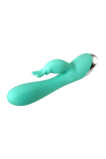 Adam & Eve - Silicone Rechargeable Bunny - Teal - Stag Shop