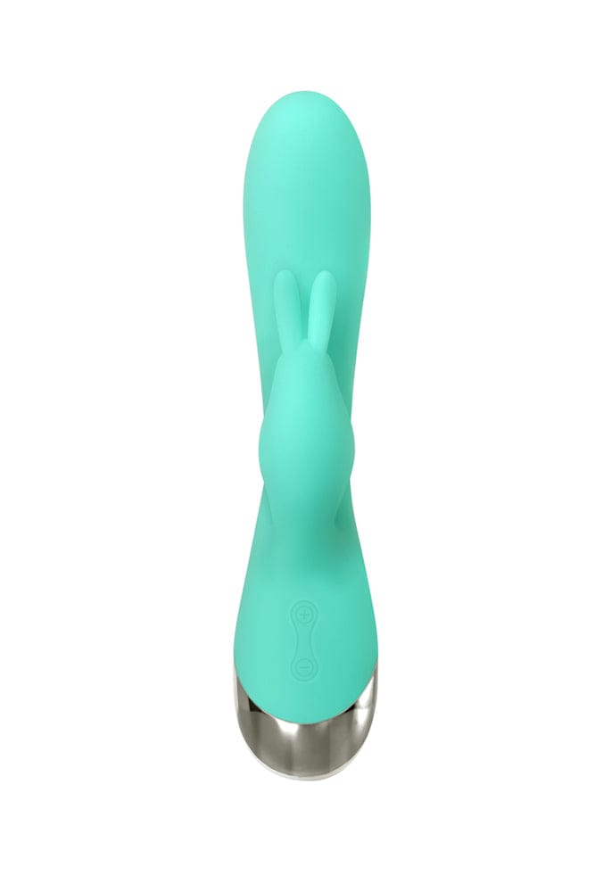 Adam & Eve - Silicone Rechargeable Bunny - Teal - Stag Shop