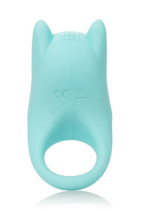 Thumbnail for Cal Exotics - Couples Enhancer - Silicone Dual Exciter Cock Ring - Teal - Stag Shop