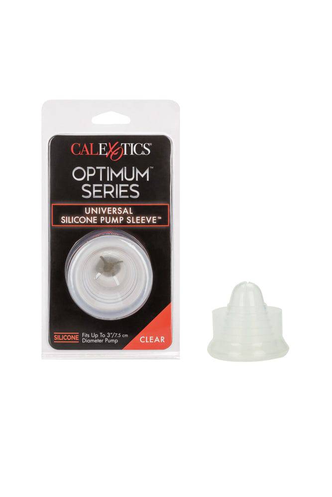 Cal Exotics - Optimum Series - Universal Silicone Pump Sleeve - Assorted Colours - Stag Shop