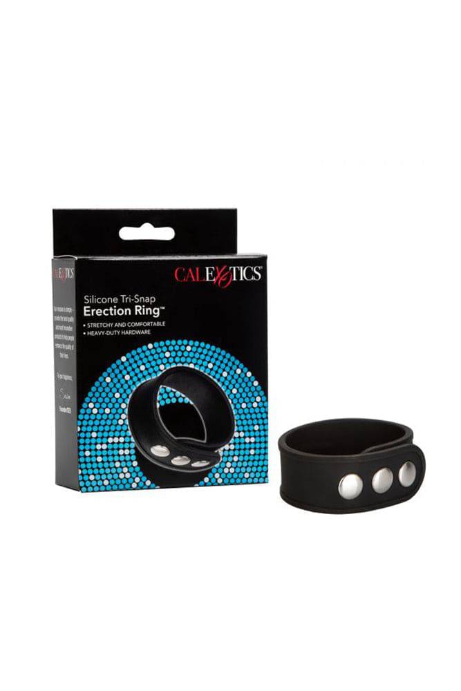 Cal Exotics - Silicone Tri-Snap Erection Ring - Stag Shop
