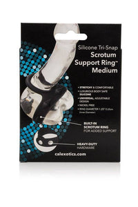 Thumbnail for Cal Exotics - Silicone Tri-Snap Scrotum Support Ring - Medium - Stag Shop