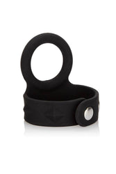 Cal Exotics - Silicone Tri-Snap Scrotum Support Ring - Medium - Stag Shop