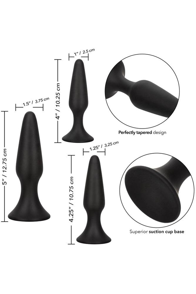 Cal Exotics - Colt - Silicone Anal Trainer Kit - Black - Stag Shop