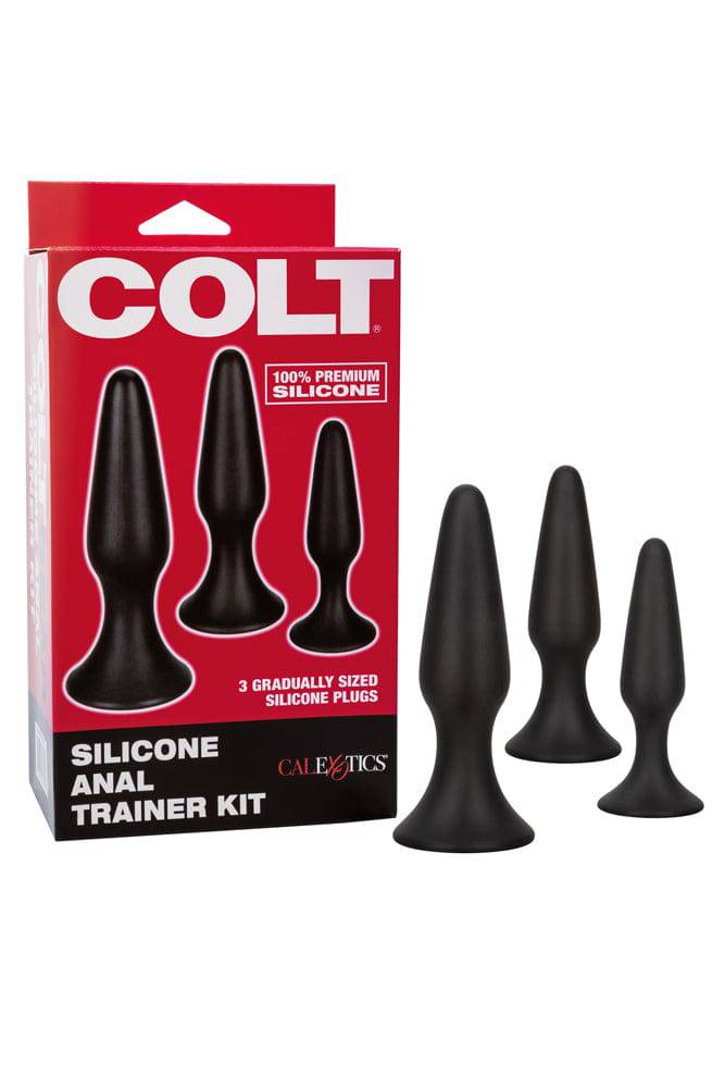 Cal Exotics - Colt - Silicone Anal Trainer Kit - Black - Stag Shop