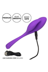 Cal Exotics - Mini Marvels - Silicone Marvelous Climaxer Vibrator - Purple - Stag Shop