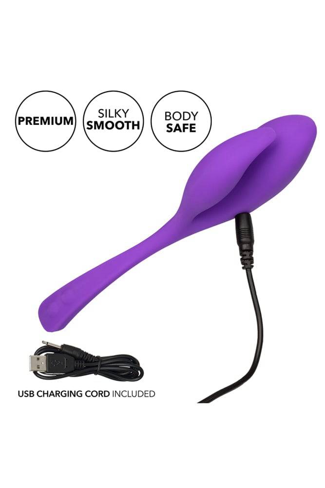 Cal Exotics - Mini Marvels - Silicone Marvelous Climaxer Vibrator - Purple - Stag Shop