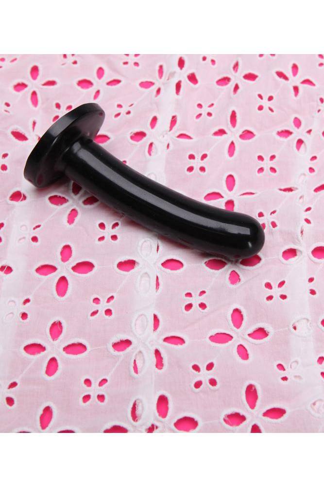 Tantus - Silk - Silicone Dildo - Medium - Black - Stag Shop