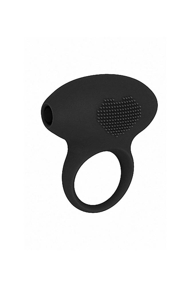 Shots Toys - Simplicity - Baron Vibrating Cock Ring - Black - Stag Shop