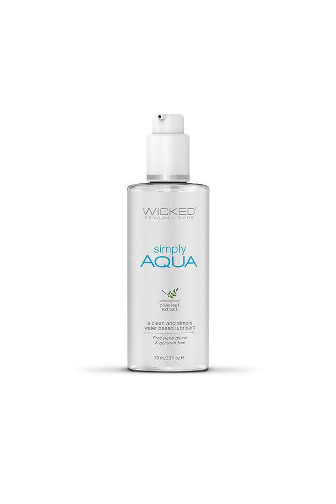 Wicked Sensual Care - Simply Aqua Water Based Lube - Stag Shop