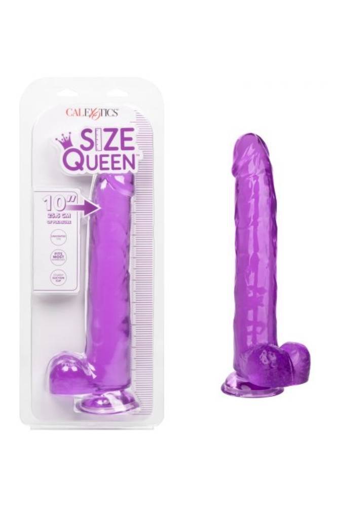 Cal Exotics - Size Queen - 10 Inch - Purple - Stag Shop