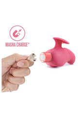 Blush Novelties - Gaia - Eco Love Finger Vibrator - Coral - Stag Shop