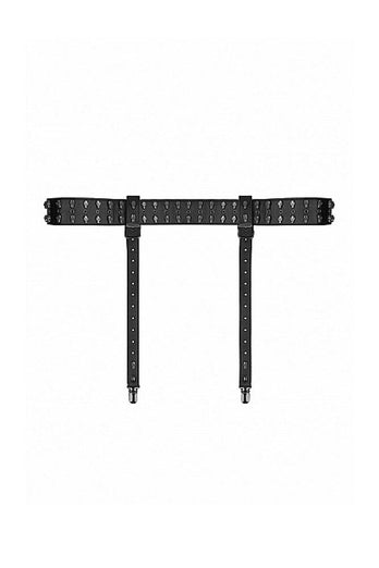 Ouch by Shots Toys - Skull Garter Belt - Black - Stag Shop