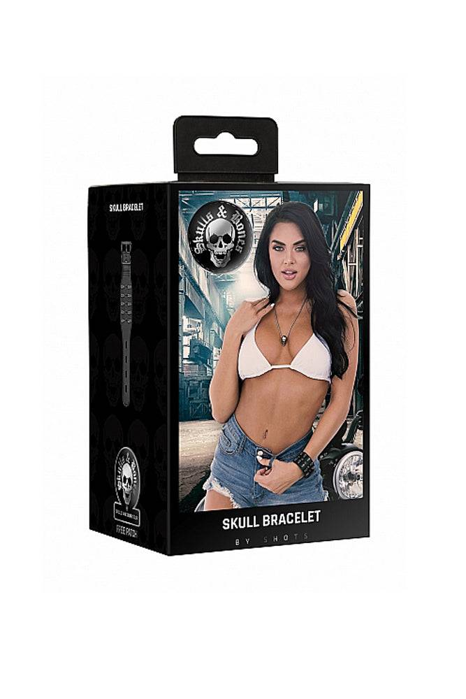 Ouch by Shots Toys - Skull Bracelet - Black - Stag Shop