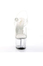 Pleaser USA - The Sky 7 Inch Spike Heel Platform Sandal - Clear - Stag Shop