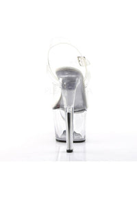 Thumbnail for Pleaser USA - The Sky 7 Inch Spike Heel Platform Sandal - Clear - Stag Shop