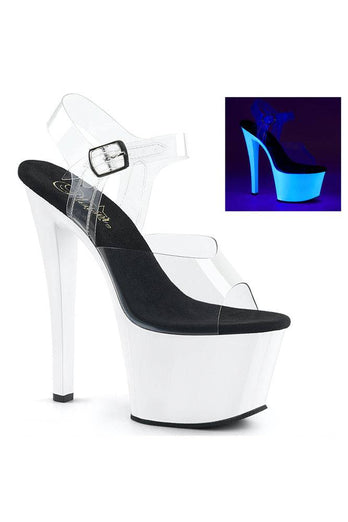 Pleaser USA - The Sky 7 Inch UV Heel Platform Sandal - Stag Shop